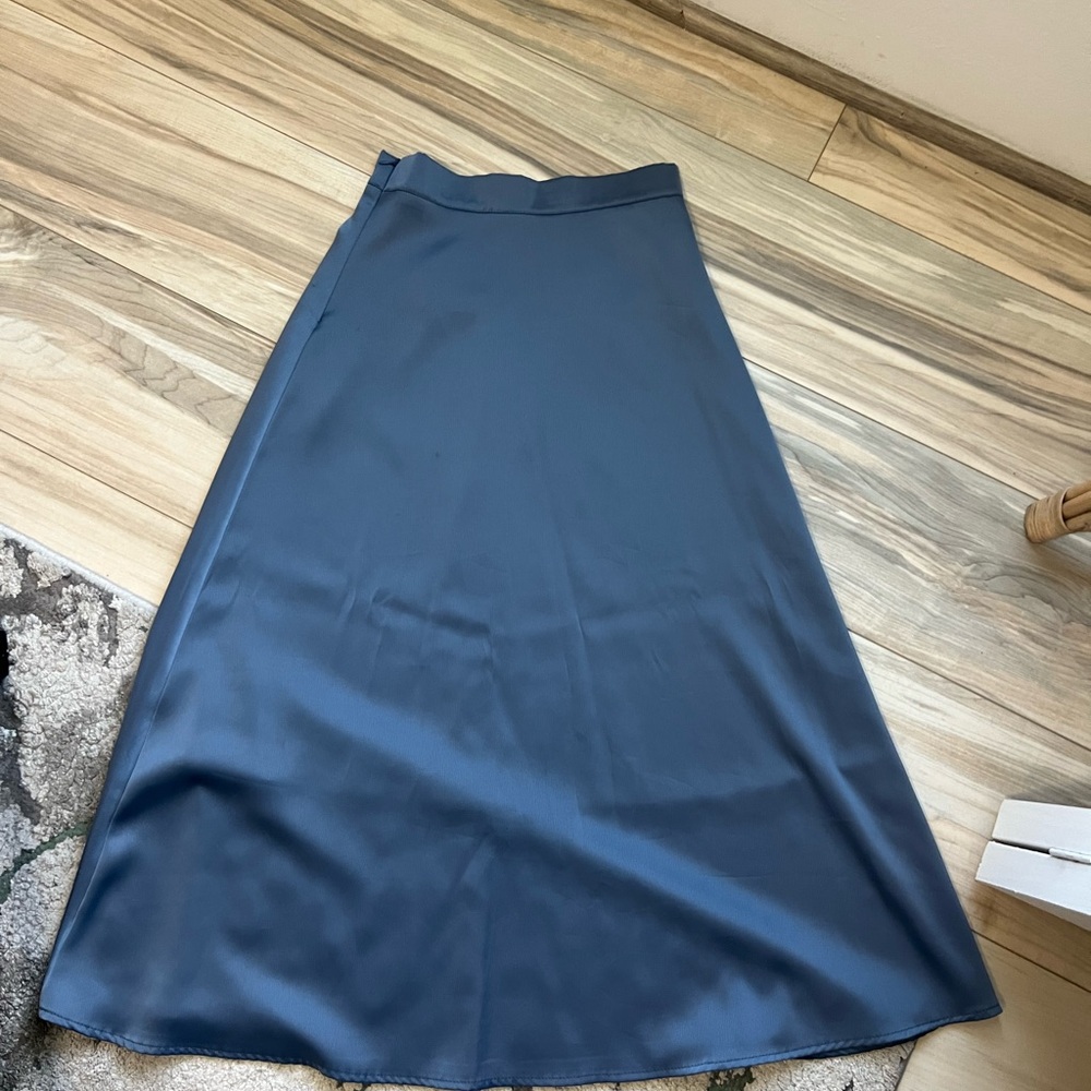 SHEIN Navy A-Line Skirt